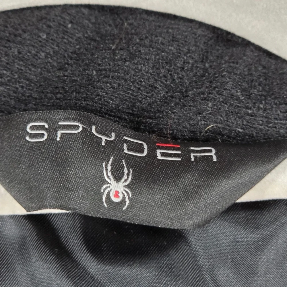 Spyder Ski Jacket Boys Medium 10/12 Red Excellent Insulated Hooded Winter Coat